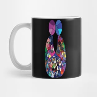 love and romance illustration Mug